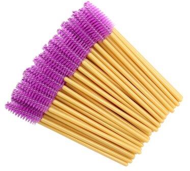 Gold/Purple Mascara Brush (20pcs)