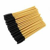 Black/gold mascara brush 