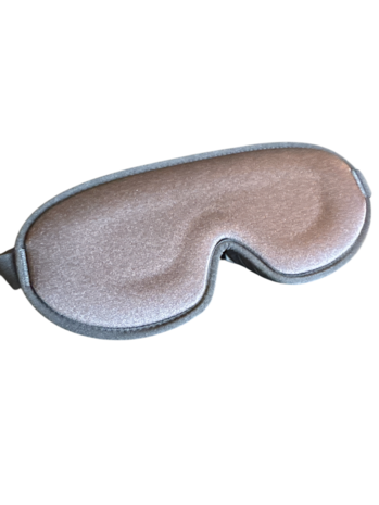 3D Black satin sleepmask